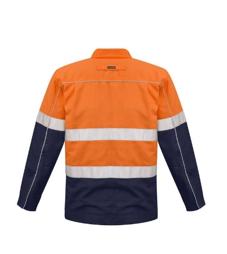 Picture of Syzmik, Mens Hi Vis Cotton Drill Jacket